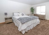 Thumbnail 16 of 18 - Bedroom with bed at Martin Estates Apartments, Indiana, 46176
