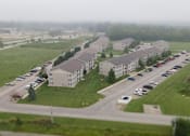 Thumbnail 5 of 18 - Greenery  view with fog at Martin Estates Apartments, Shelbyville