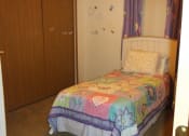 Thumbnail 11 of 21 - Bedroom With Closet  at Geary Estates Apartments, MRD Conventional, Grandview Plaza, KS