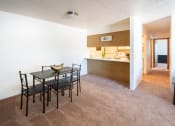 Thumbnail 9 of 33 - Dining And Kitchen at Woodbury Estates Apartments, Adrian, Michigan
