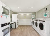 Thumbnail 13 of 37 - Laundry room facilities with Washers and Dryers at Brookwood at Ridge, New York, 11961