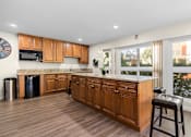 Thumbnail 61 of 69 - Recreation Room Kitchen at Lombardi Apartments, Woodland Hills, CA, 91367