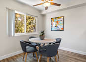 Thumbnail 4 of 69 - Dining Area at Lombardi Apartments, Woodland Hills, CA