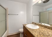 Thumbnail 49 of 69 - Bathroom With Bathtub at Lombardi Apartments, Woodland Hills, CA