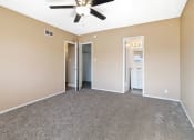 Thumbnail 15 of 23 - Master bedroom with private bathroom.