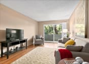 Thumbnail 7 of 41 - Mar Vista Apartments - Vista - Jones & Jones - Living Room with Wood-Style Flooring