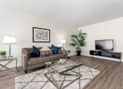 Thumbnail 7 of 44 - Living Room at Parkway Terrace Apartments, Culver City, 90230