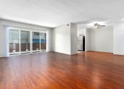 Thumbnail 25 of 47 - Pet-Friendly Apartments in Sherman Oaks CA - Krystal Terrace - Living Room with Wood-Style Flooring