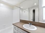 Thumbnail 19 of 47 - Upgraded bathroom at Krystal Terrace Apartments