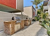 Thumbnail 49 of 60 - BBQ Area at Casa De Marina Apartments, Los Angeles, 90066