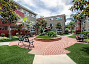 Thumbnail 9 of 69 - Beautiful Courtyard Seating at Lombardi Apartments, Woodland Hills, CA