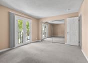 Thumbnail 45 of 60 - Bedroom with Mirrored Closets and Balcony at The Meadows at The Meadows at Westlake Village Apartments, Westlake Village, CA 91361