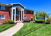 Thumbnail 1 of 25 - Entry Signage at Hallwood Manor Apartments, Mentor, 44060
