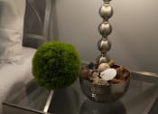 Thumbnail 2 of 75 - a side table with a bowl of driftwood and a sphere at The Crossings at Redlands, California