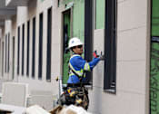 Thumbnail 11 of 16 - Work in progress at the construction site at Sol Apartments, Troy, NY