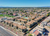 Thumbnail 55 of 60 - Aerial view at San Vicente Townhomes in Phoenix AZ