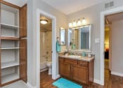 Thumbnail 6 of 19 - Bathroom Vanity at Olive East Apartment