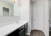 Thumbnail 31 of 64 - Bathroom Vanity at The Villas at Quail Creek Apartments in Austin Texas June 2021