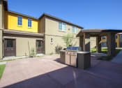 Thumbnail 20 of 23 - BBQ Grill Area at San Mateo Townhomes in Phoenix Arizona July 2021 2