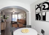 Thumbnail 15 of 64 - Diningroom and Livingroom at The Villas at Quail Creek Apartment Homes in Austin Texas
