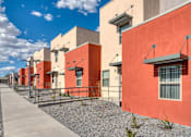 Thumbnail 7 of 24 - Exterior and landscaping at Generations at West Mesa Apartments in Albuquerque NM 4-2020