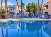 Thumbnail 1 of 65 - Gated Pool at Winterhaven Terrace Apartments in Tucson Arizona