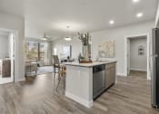 Thumbnail 10 of 48 - Kitchen at V on Broadway Apartments in Tempe AZ November 2020 (3)