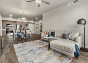 Thumbnail 4 of 48 - Living room at V on Broadway Apartments in Tempe AZ November 2020 (2)