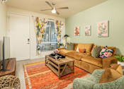 Thumbnail 2 of 11 - Living Room of One bedroom at Streamliner 87th Apartments