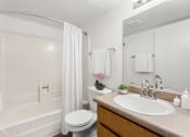 Thumbnail 4 of 22 - One Bedroom Bathroom at Shorebird Apartments in Mesa Arizona