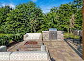 Thumbnail 14 of 42 - Outdoor Lounge area at Laurel Valley Apartments in Mount Juliet Tennessee March 2021