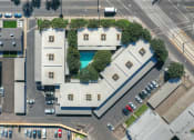 Thumbnail 28 of 60 - Pool aerial view at The Regency Apartments in Tempe AZ Nov 2020