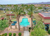 Thumbnail 32 of 34 - Pool & Pool Patio Arial View at Palm Valley Villas in Goodyear, AZ