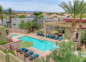 Thumbnail 4 of 34 - Pool & Pool Patio at Palm Valley Villas in Goodyear, AZ