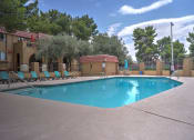 Thumbnail 22 of 43 - Pool & Pool Patio at The View At Catalina Apartments in Tucson, AZ