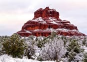 Thumbnail 23 of 31 - Sedona in the snow at Pinon Lofts Apartments in Sedona AZ