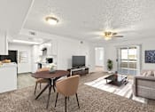 Thumbnail 7 of 24 - Two bedroom common area at Silver Cliffs Apartments in Bullhead City Arizona
