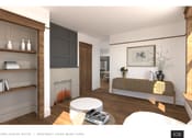 Thumbnail 16 of 22 - Modern Living Area at Ardenwood Apartments, North Haven