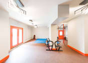 Thumbnail 26 of 39 - Fitness Center With Yoga/Stretch Area at Encore 99, East Haven