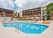Thumbnail 27 of 41 - a swimming pool in front of a hotel at Up House, Farmington, CT, 06032