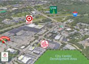 Thumbnail 41 of 41 - a map of the city center development area