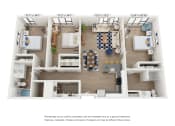Thumbnail 9 of 41 - the outlook floor plan of 4 bedroom 2400 sq ft