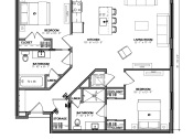 Thumbnail 8 of 41 - 2 Bedroom Corner Unit Type