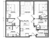 Thumbnail 6 of 41 - 2 Bedroom Unit Type