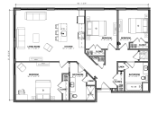Thumbnail 12 of 41 - 3 Bedroom Corner Unit Type