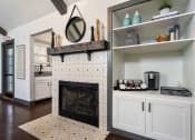 Thumbnail 31 of 40 - resident club house with fireplace and keurig coffee station