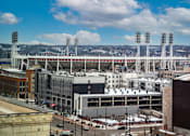 Thumbnail 32 of 32 - A large stadium with a lot of empty seats.