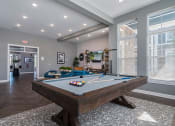 Thumbnail 3 of 27 - the preserve at ballantyne commons pool table and living room