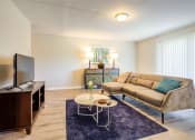 Thumbnail 9 of 46 - a living room with a couch and a television