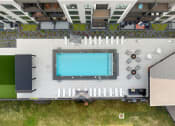 Thumbnail 75 of 82 - a birds eye view of the pool area of the hotel